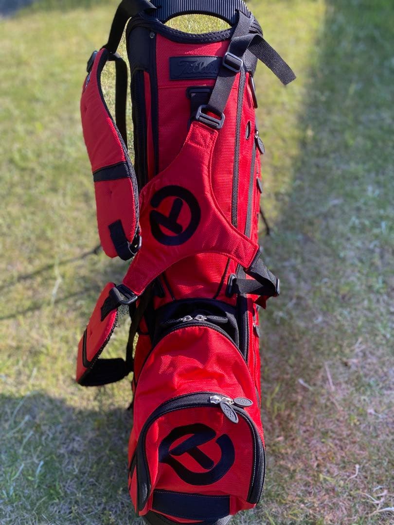 正規品【新品未使用】タイトリスト　スコッティキャメロン　スタンドバッグ　赤レッド