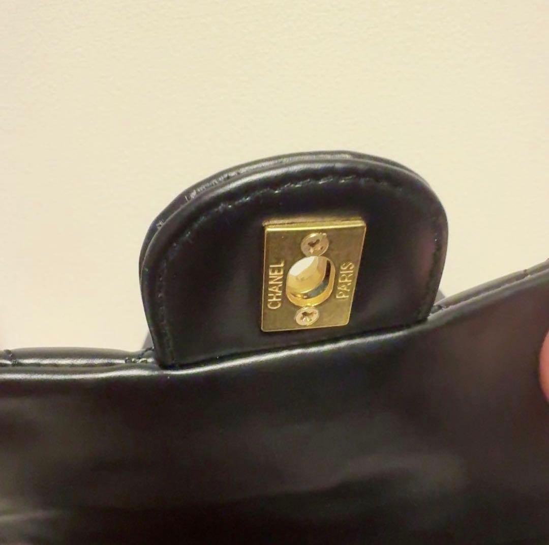 CHANEL ロゴハンドル キルティング ショルダーバッグ ノベルティ 訳あり