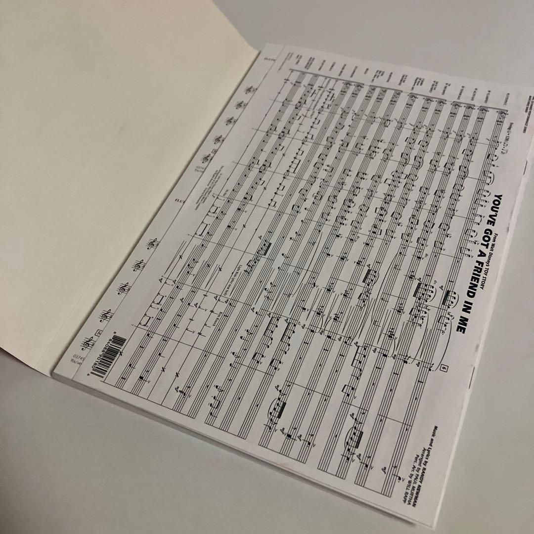 マーチング楽譜　君はともだち （ディズニー映画「トイ・ストーリー」主題歌）