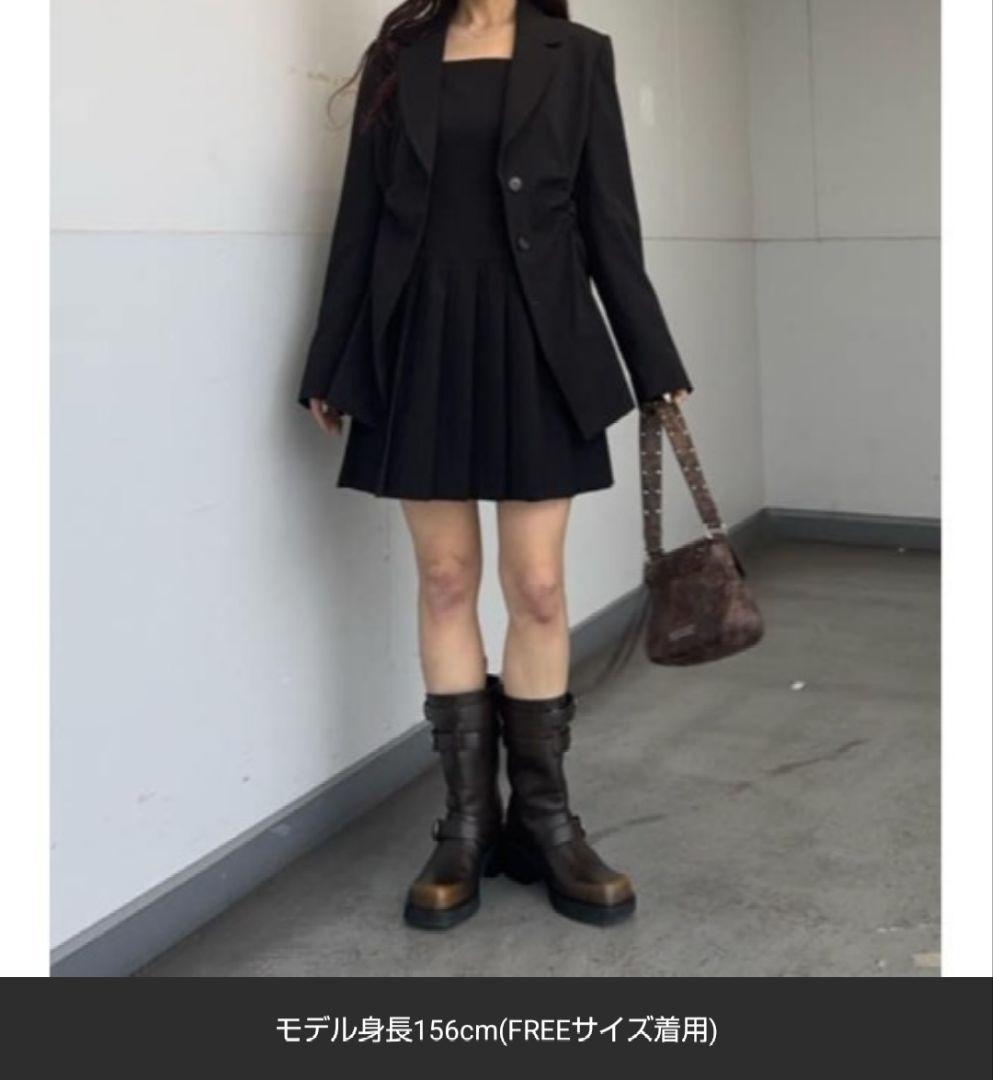 SLY　ウエスト ギャザー テイラー ジャケット