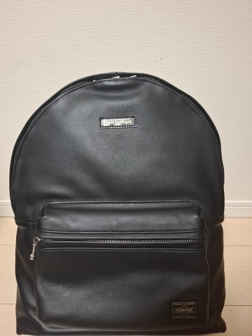 Lewis Leathers ブラックバックパック