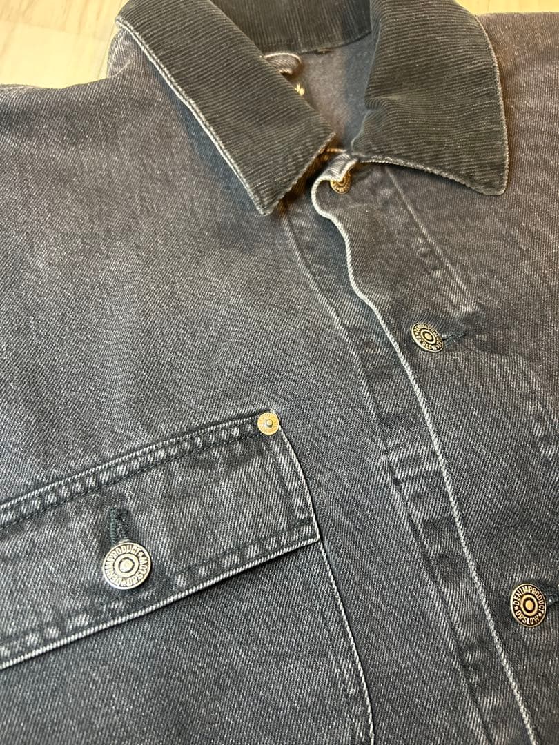 orSlow オアスロウ リラックスフィット カバーオール ブラック黒デニム