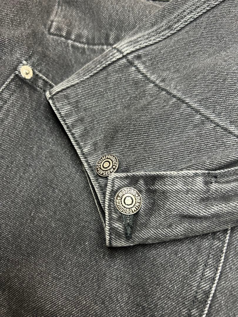 orSlow オアスロウ リラックスフィット カバーオール ブラック黒デニム