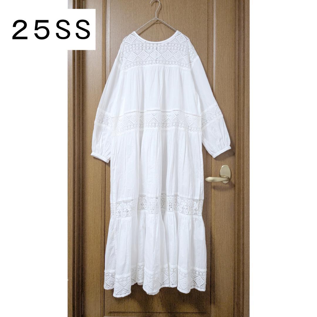 25SS Spick and Span HYUレースギャザーワンピース