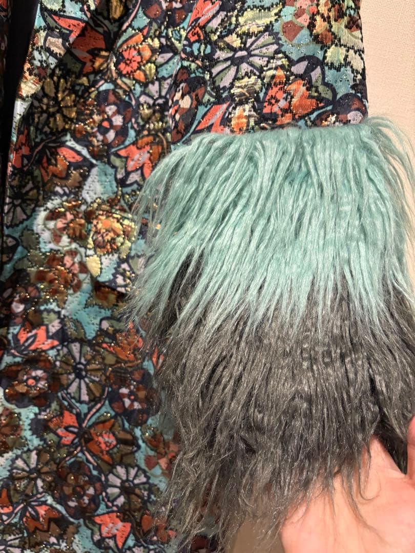 ANNASUIアナスイスプリングコートカラーファーUSA製三越購入