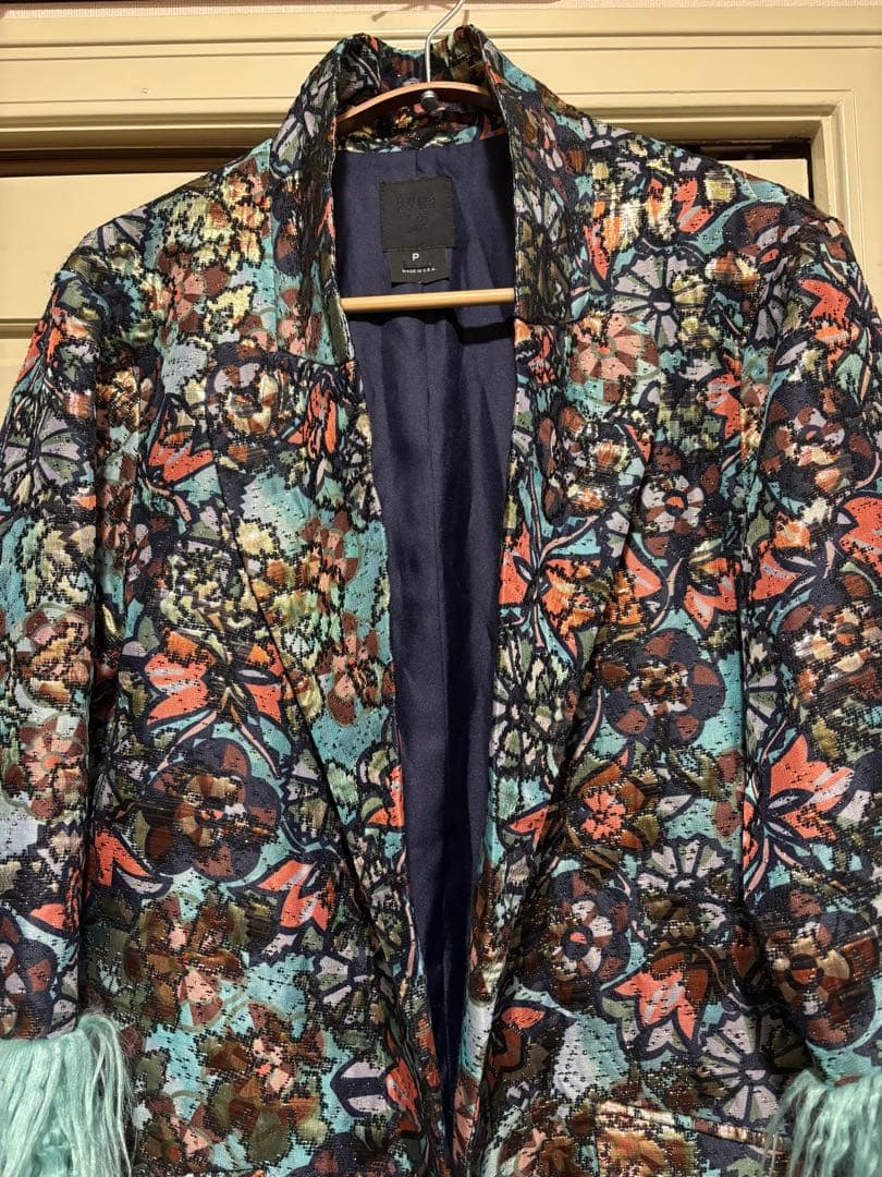 ANNASUIアナスイスプリングコートカラーファーUSA製三越購入