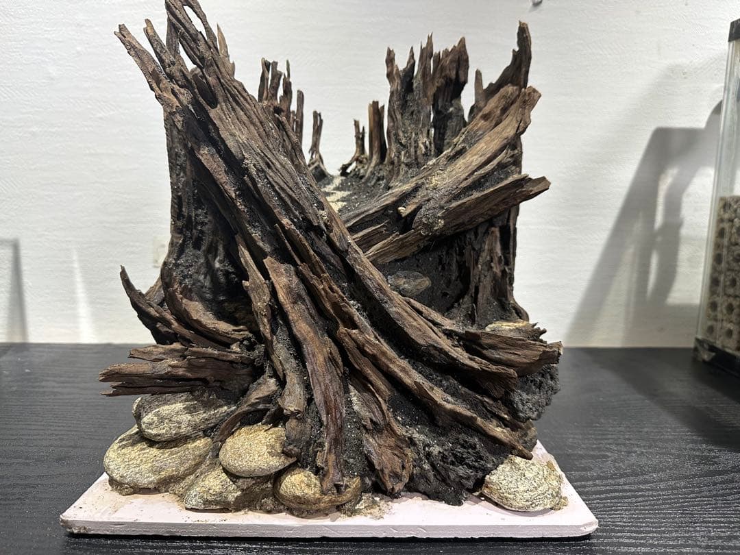 水槽用流木と石のレイアウト用品