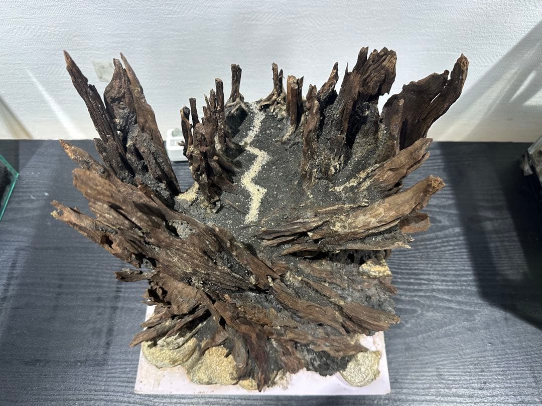 水槽用流木と石のレイアウト用品