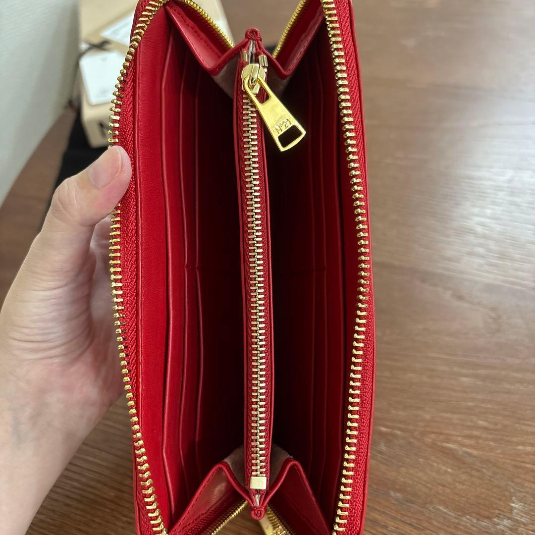 N°21 赤　レッド　長財布