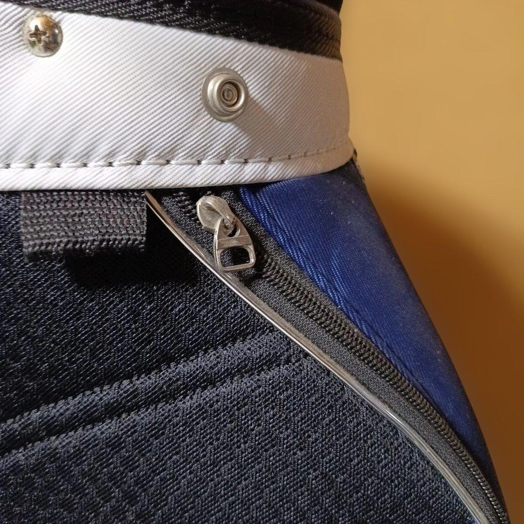 美品 軽量HONMA キャディバッグ ホワイト・ネイビー