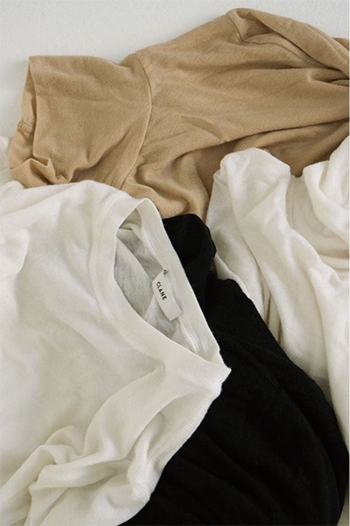 CLANE COMFORTABLE TURTLE TOPS ホワイト　サイズ1