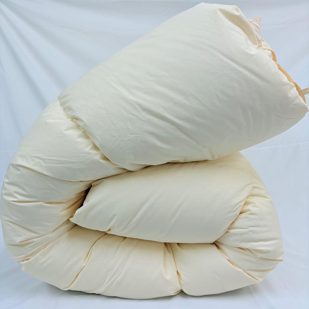 羽毛布団 ポーランド ホワイトマザーグース 生成り S×2 SD×1