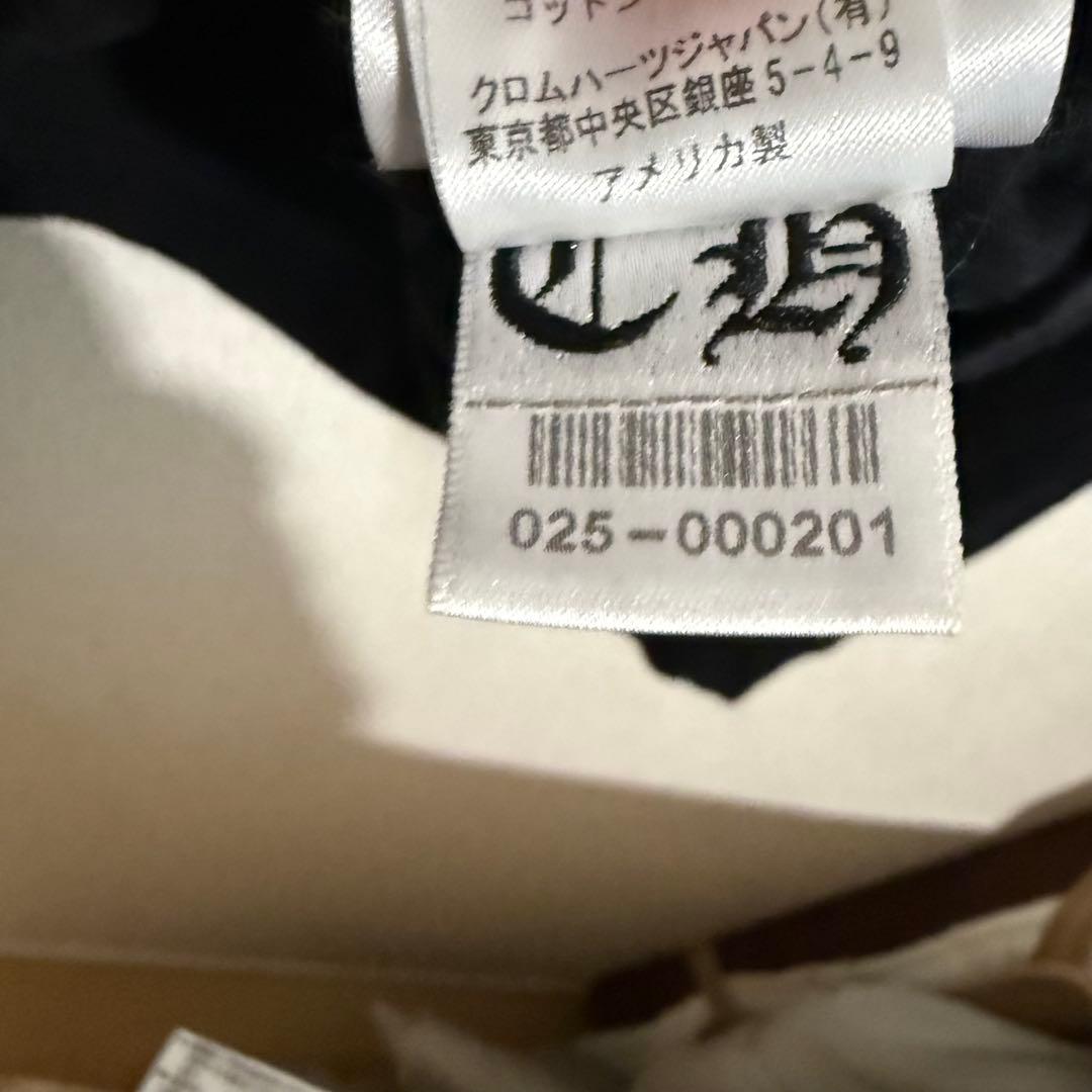 CHROME HEARTS ブラック ロングスリーブ Tシャツ