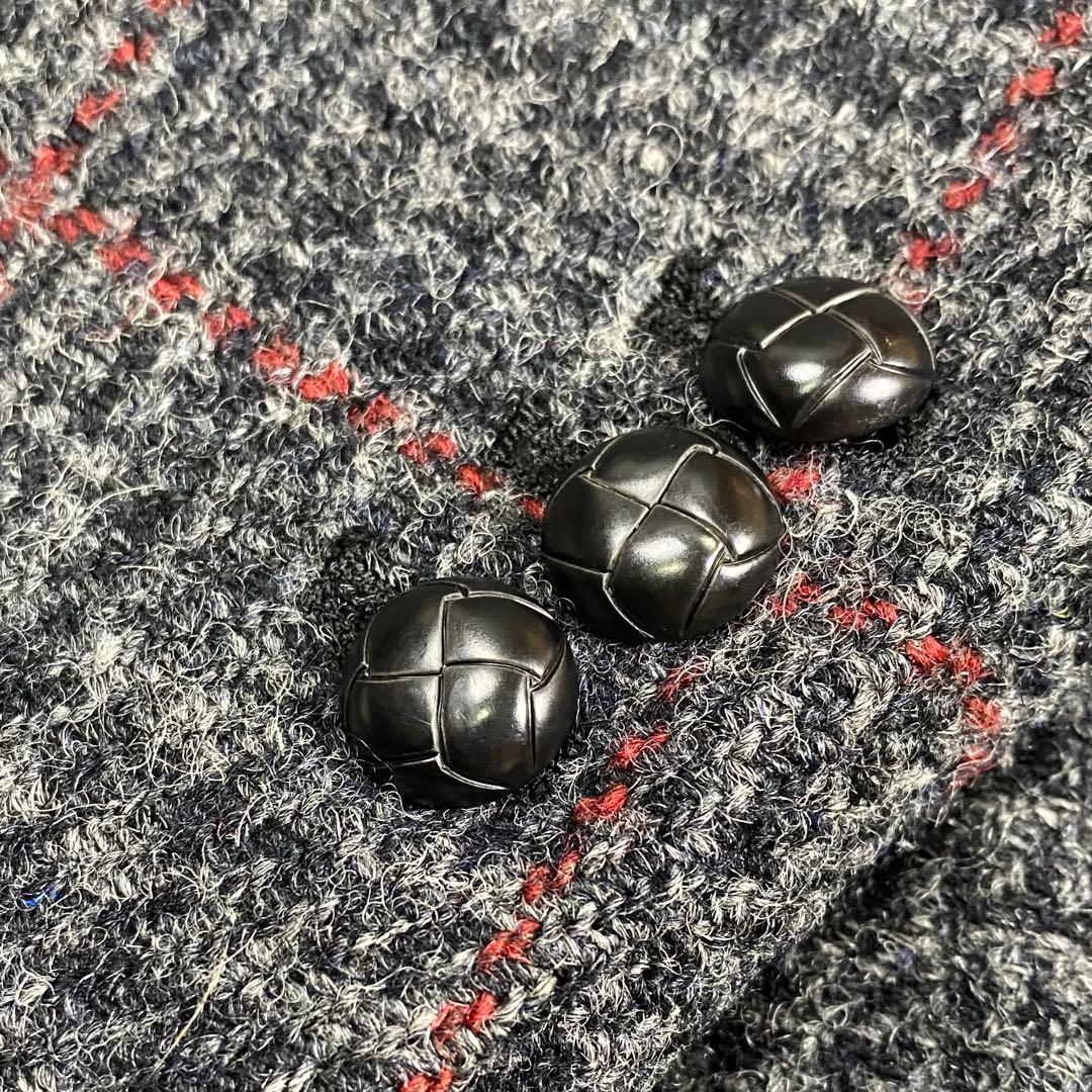 超希少✨限定品 ハリスツイード ジャケット エルボーパッチ 胡桃釦グレンチェック