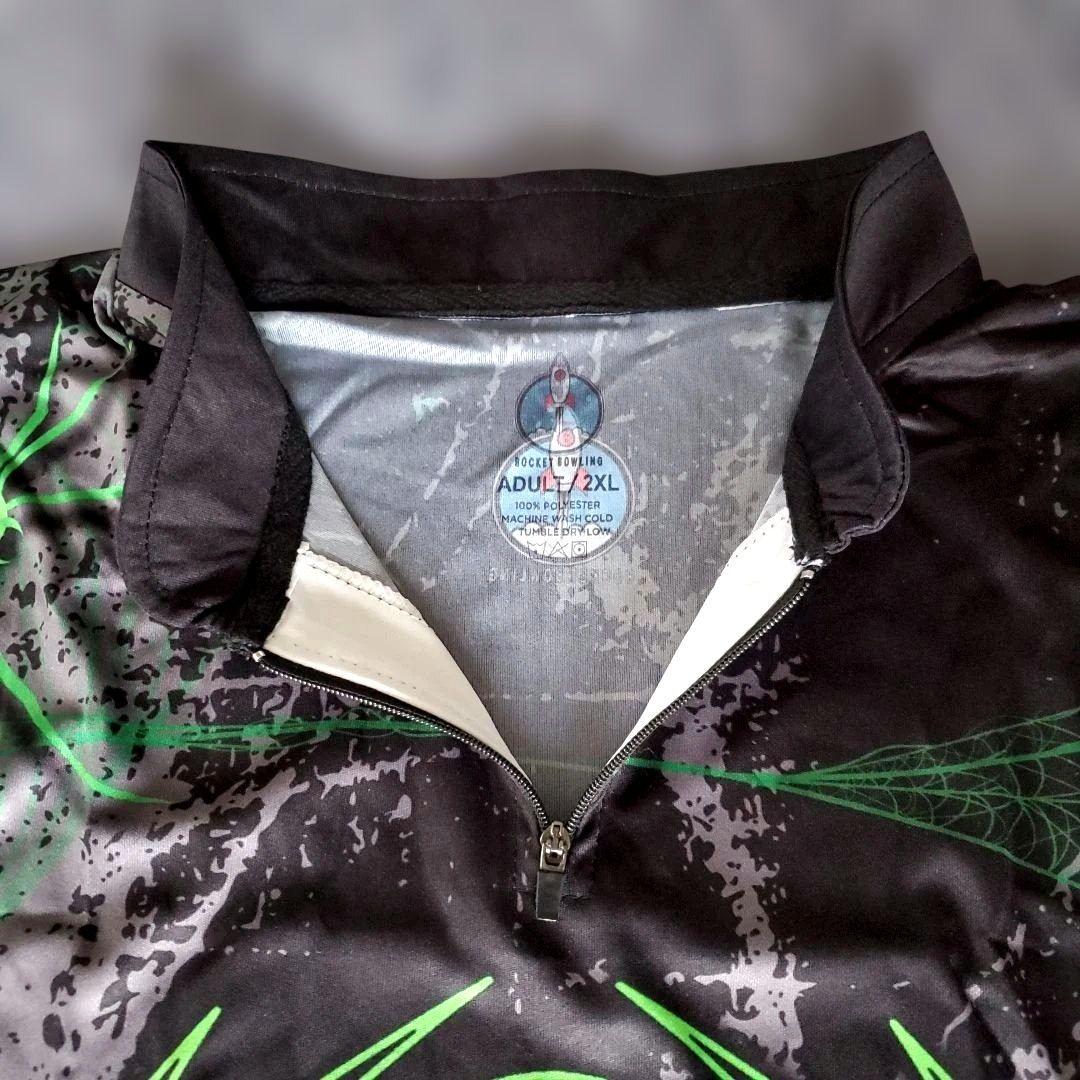 ✨新品✨ボウリングウェア　【3XL】　ブラックウィドー　ブラック　大きめ