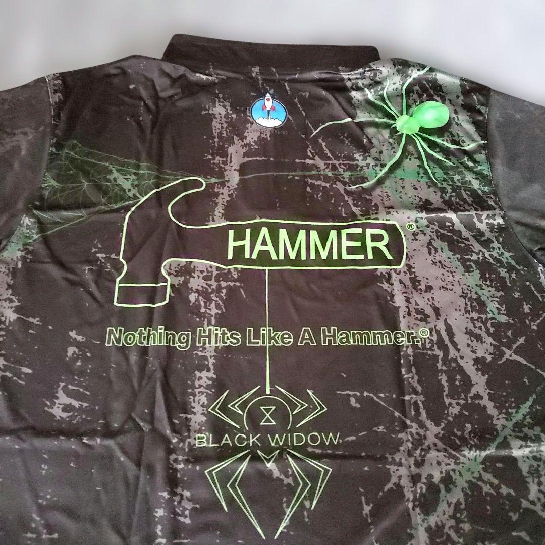 ✨新品✨ボウリングウェア　【3XL】　ブラックウィドー　ブラック　大きめ