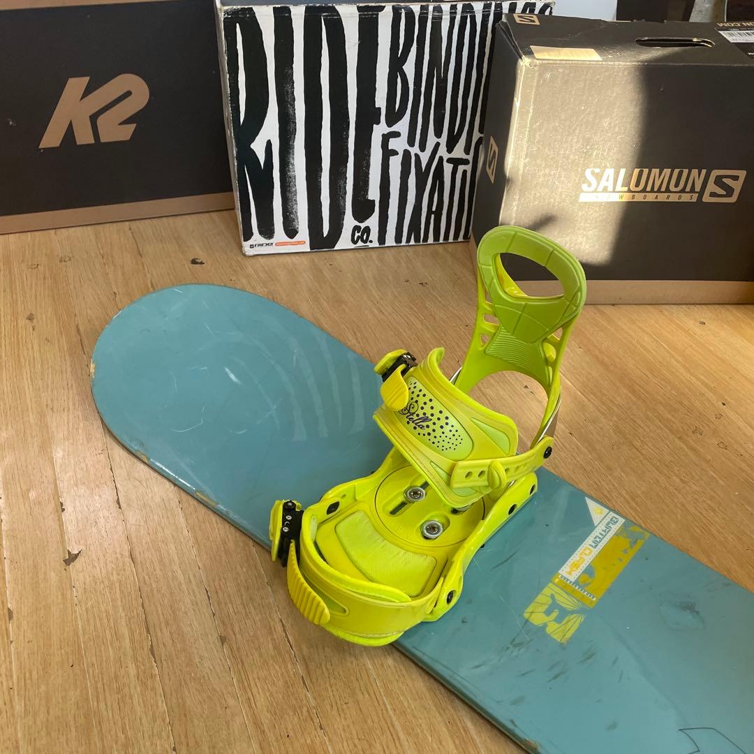 BURTON×STELLA　バートン　スノーボードセット　バインディング付