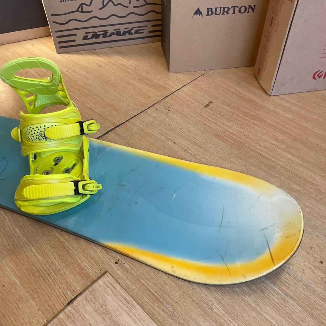 BURTON×STELLA　バートン　スノーボードセット　バインディング付