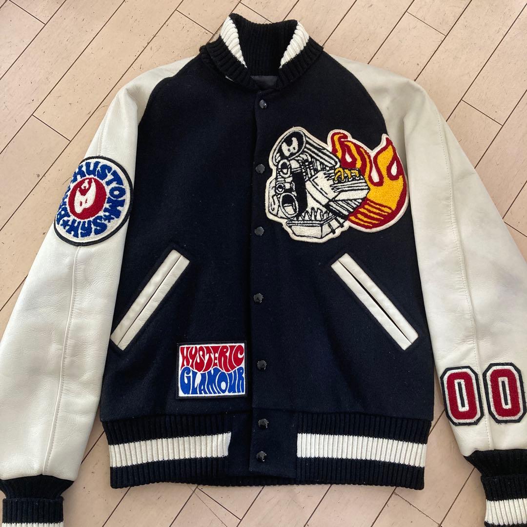 年末❗️値下げ❗️HYSTERICGLAMOURスタジャンウール×レザーサイズ38