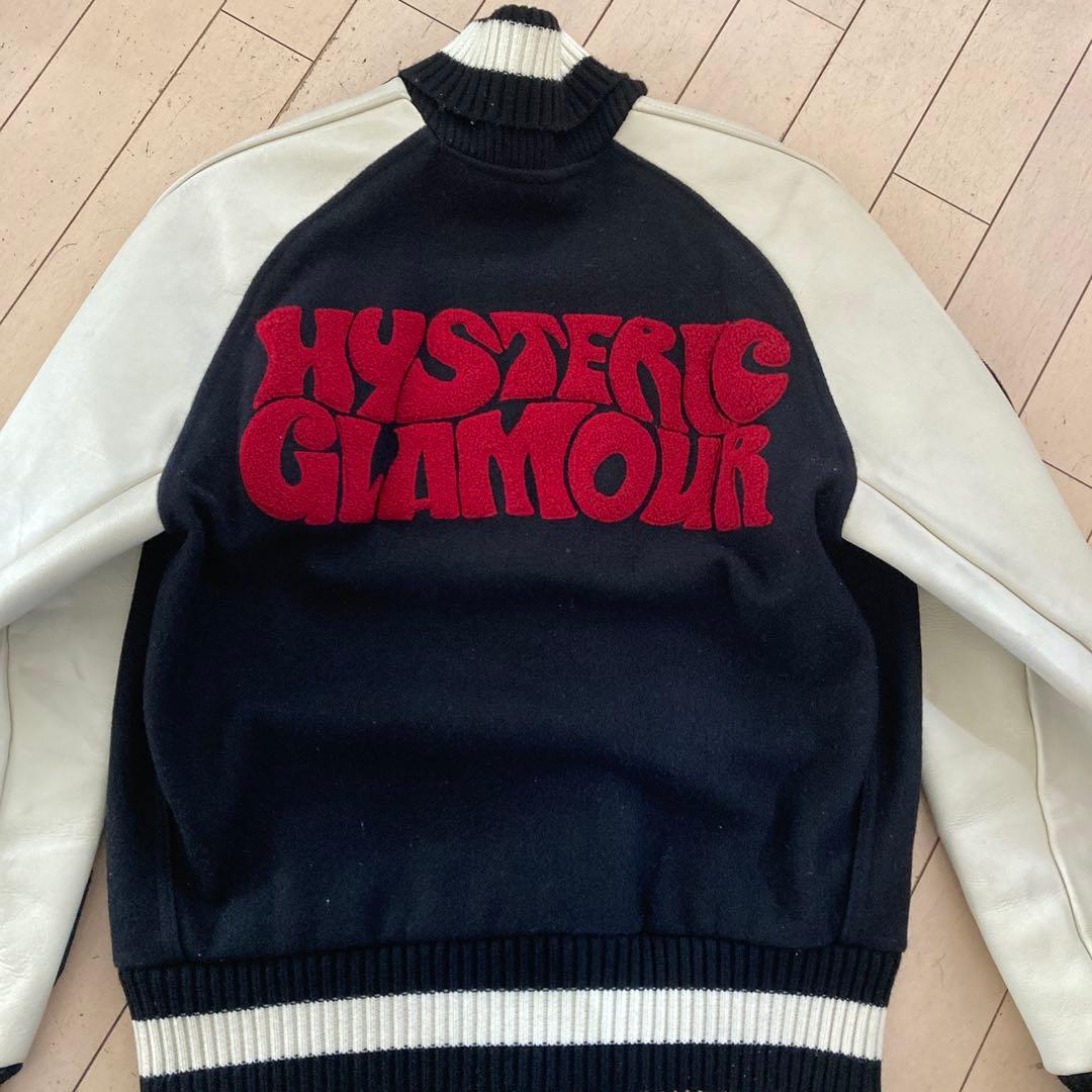 年末❗️値下げ❗️HYSTERICGLAMOURスタジャンウール×レザーサイズ38
