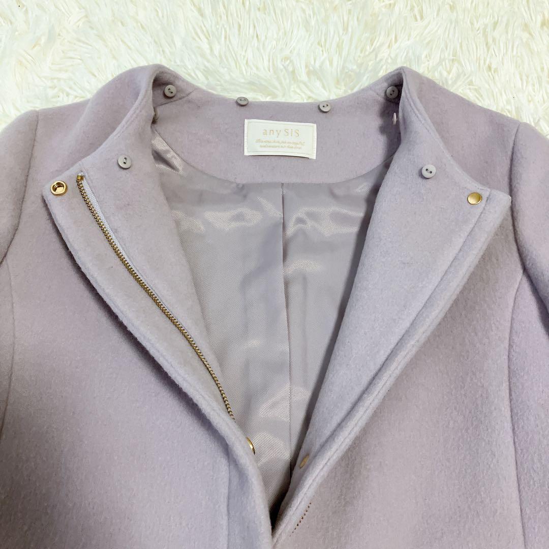 【美品】anySiS 3way スーペリアファインウールモッサコート XL