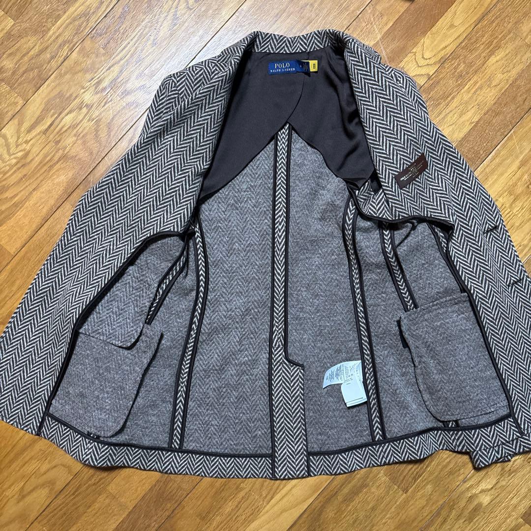 ポロラルフローレン ヘリンボーン テーラードジャケット