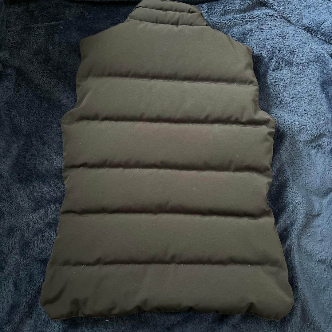   ブラック ダウンベスト XSサイズ