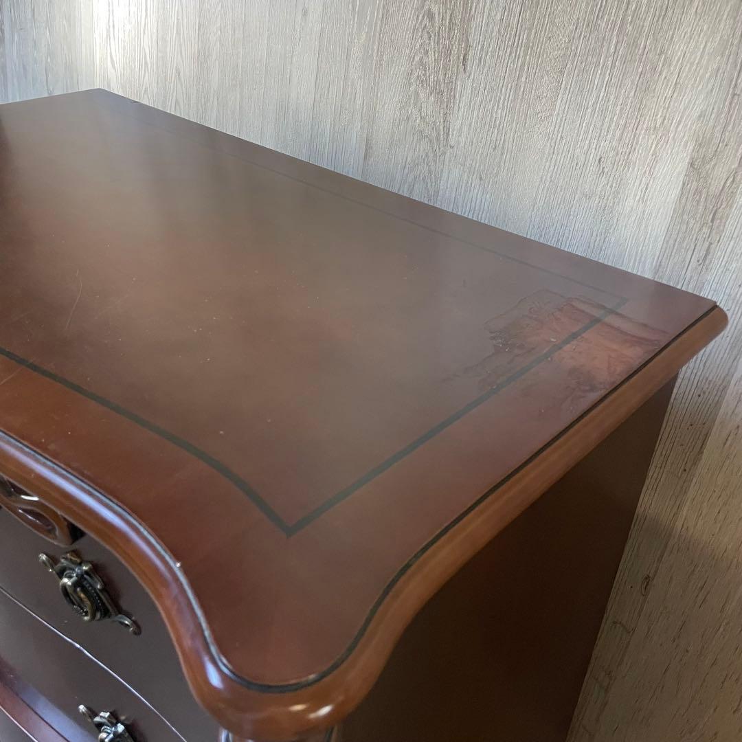 猫脚 5段チェスト ロココ調 ヨーロピアン アンティーク家具 イタリア家具