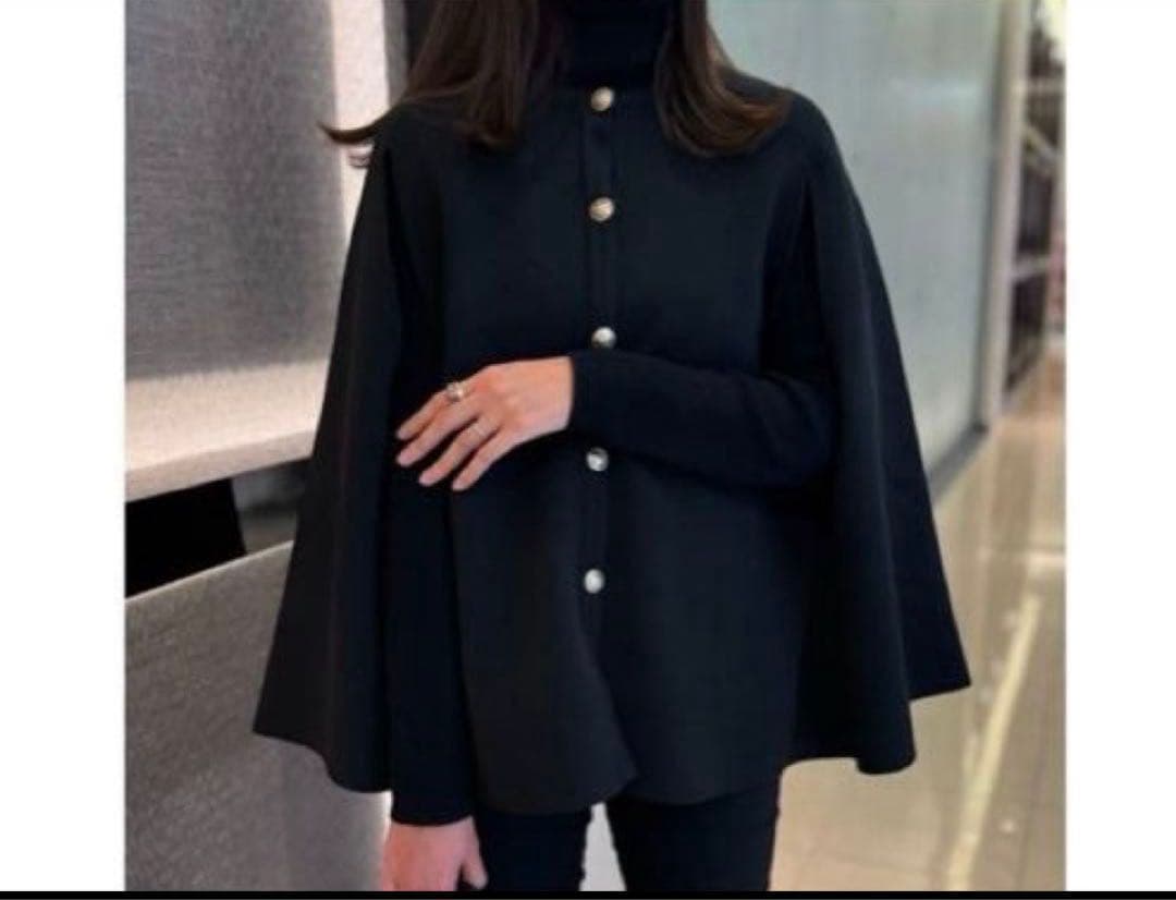 SALE！UNITED ARROWS ブラック ケープコート