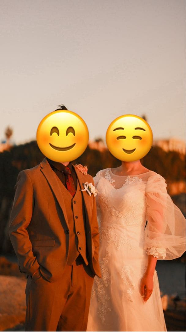 オフショルダー ウェディングドレス【着用画あり】値下げ交渉OK