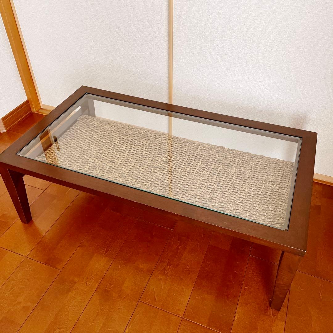 引き取り歓迎　aflat ケイ・ローテーブル　ラタン　アジアン　エーフラット