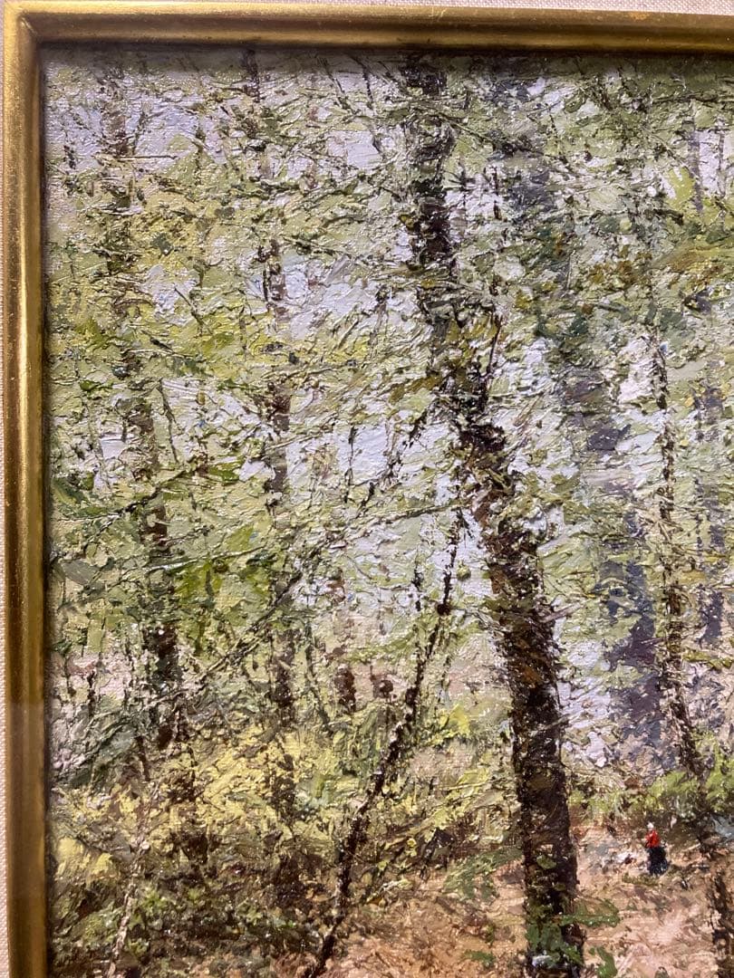 油彩 油絵 風景画【J Koutachy】 フランス風景画 サイン F3号