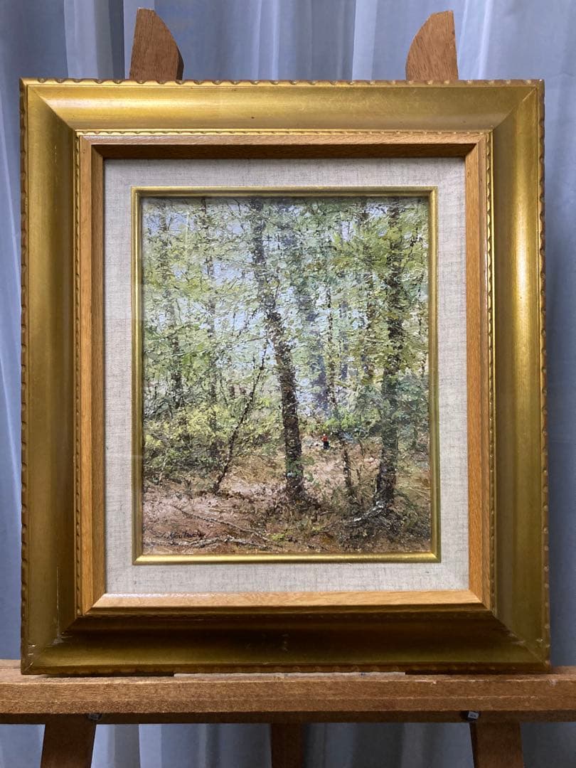 油彩 油絵 風景画【J Koutachy】 フランス風景画 サイン F3号