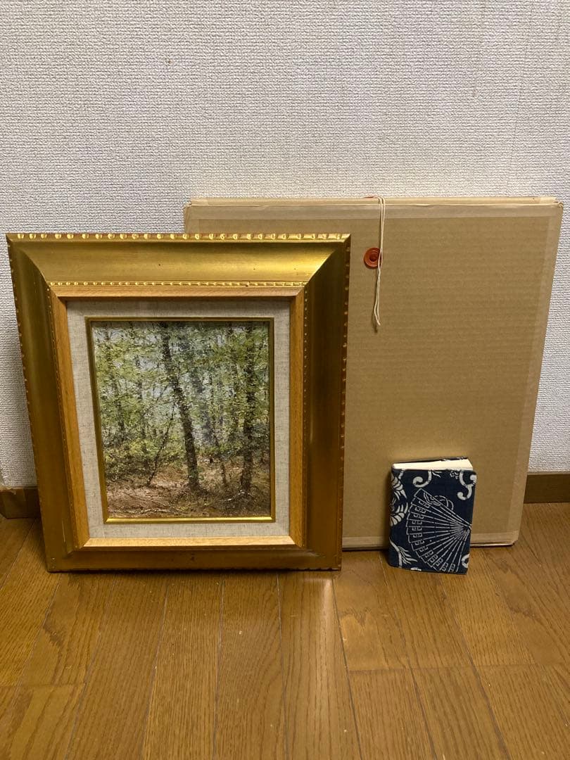 油彩 油絵 風景画【J Koutachy】 フランス風景画 サイン F3号