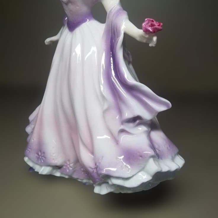  WORCESTER：レイチェル フィギュリン 陶器 置物