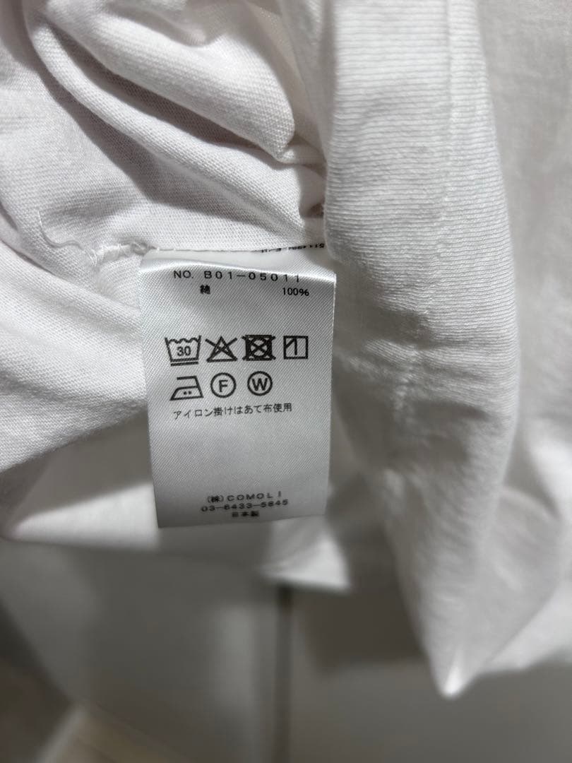 【美品】COMOLI コットンジャージ ノースリーブ サイズ2