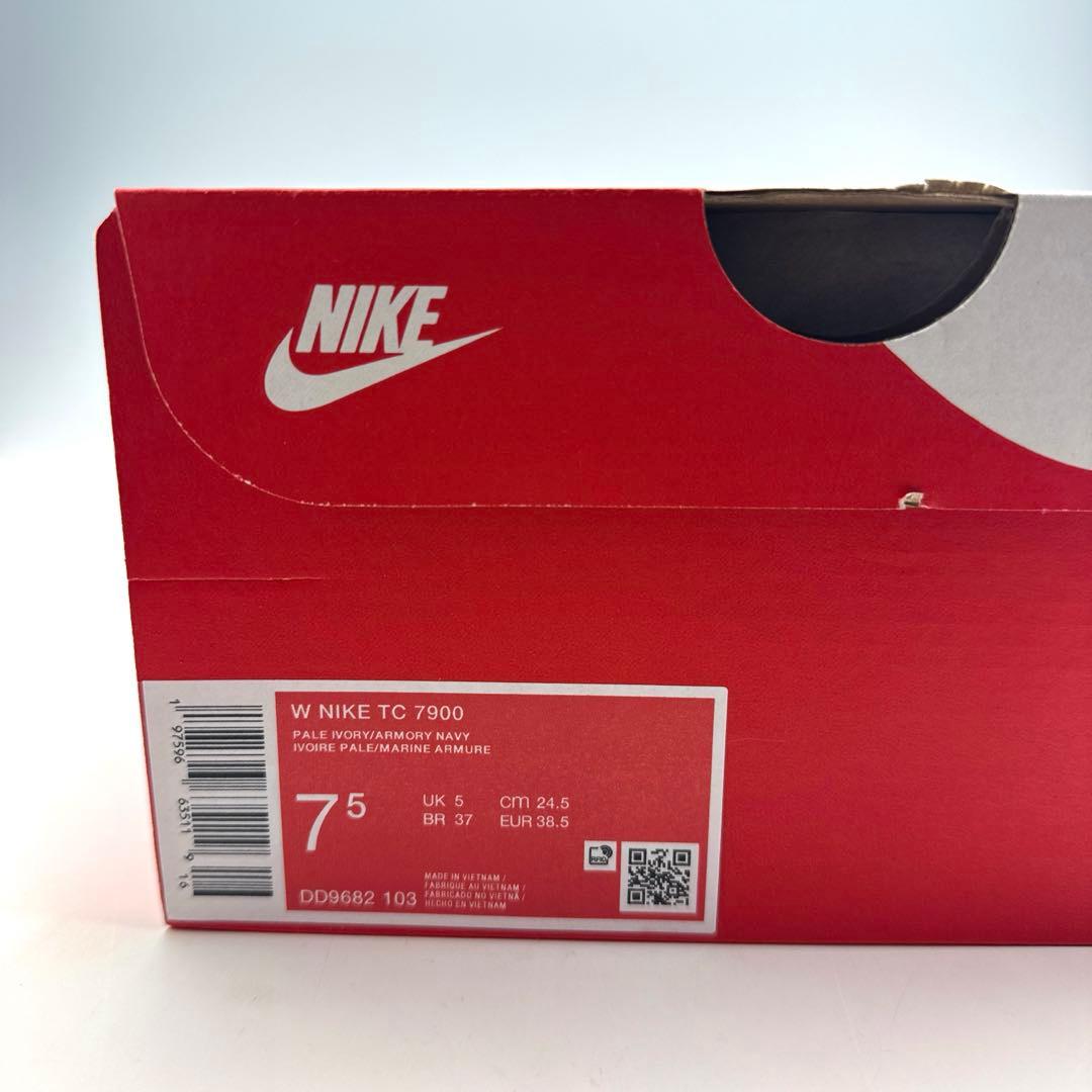 24.5cm ナイキ ウィメンズ TC7900 ペールアイボリー ネイビー