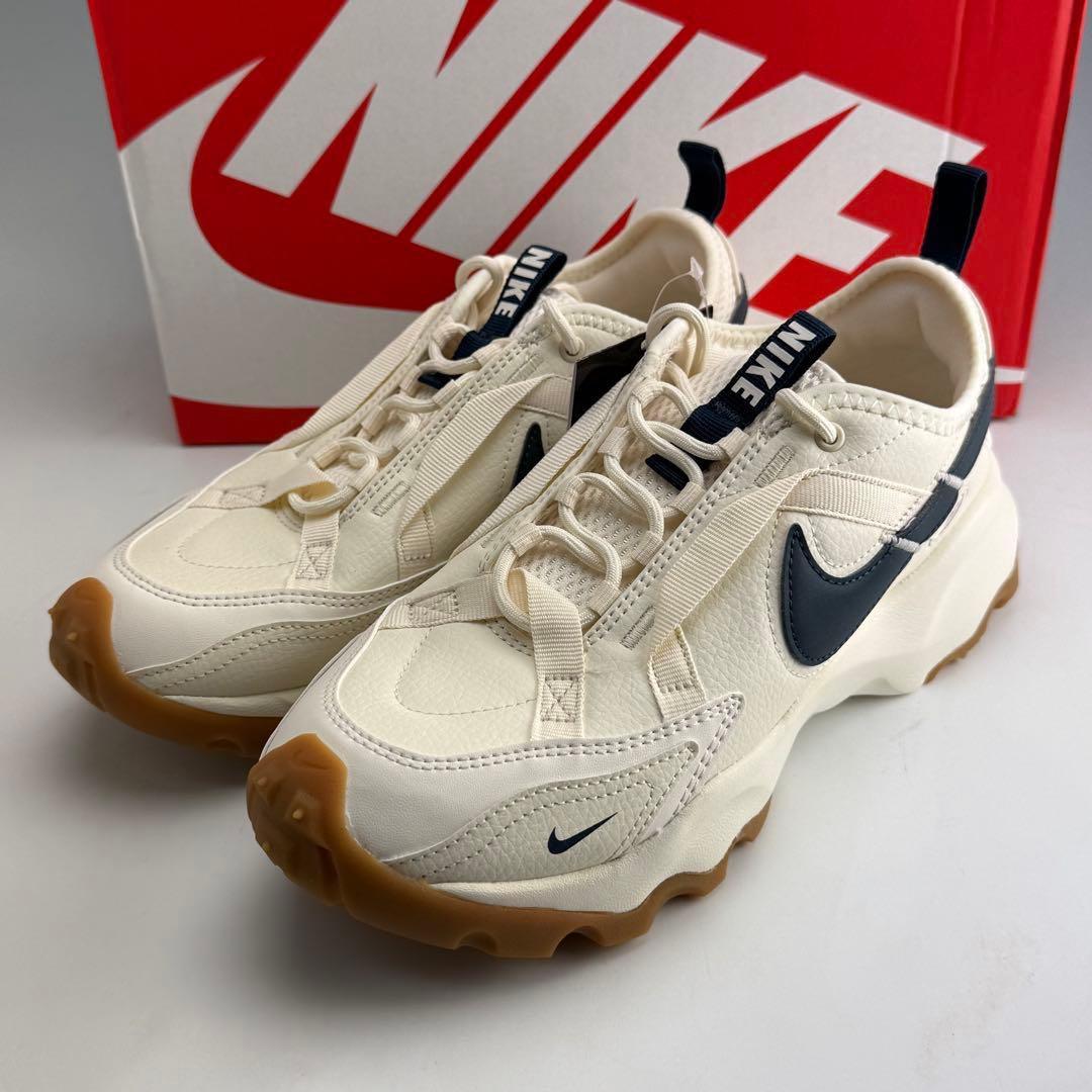 24.5cm ナイキ ウィメンズ TC7900 ペールアイボリー ネイビー