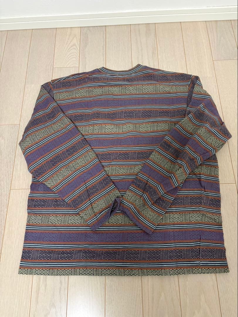 stussy ステューシー　総柄　黒タグ　80s