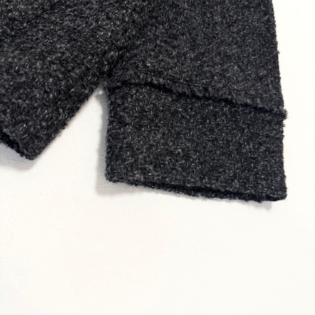 YU⭐︎⭐︎　ラウンジドレス　ノーカラーツイードジャケット　金ボタン