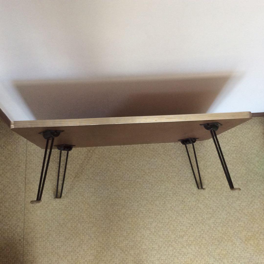 ちゃぶ台　ローテーブル　折りたたみ式　昭和レトロ