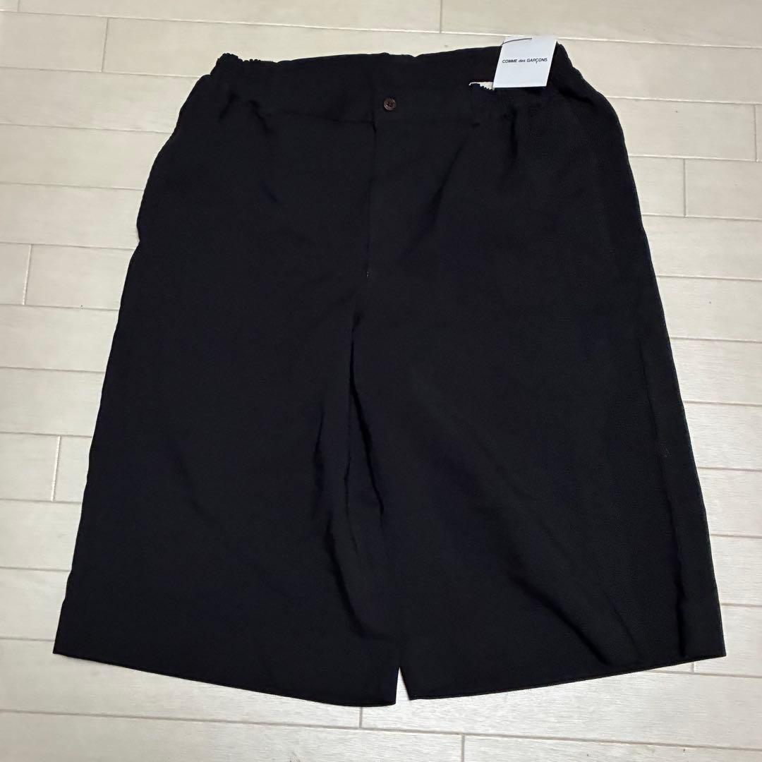 美品 25ss コムデギャルソン Deux ポリ縮絨　ワイドショーツ