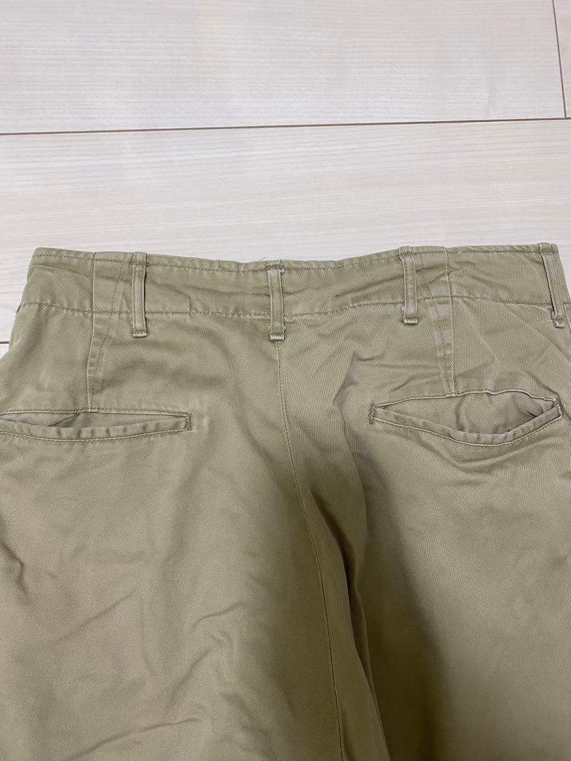 【50s】ARMY 45カーキ ミリタリー チノ 31×31