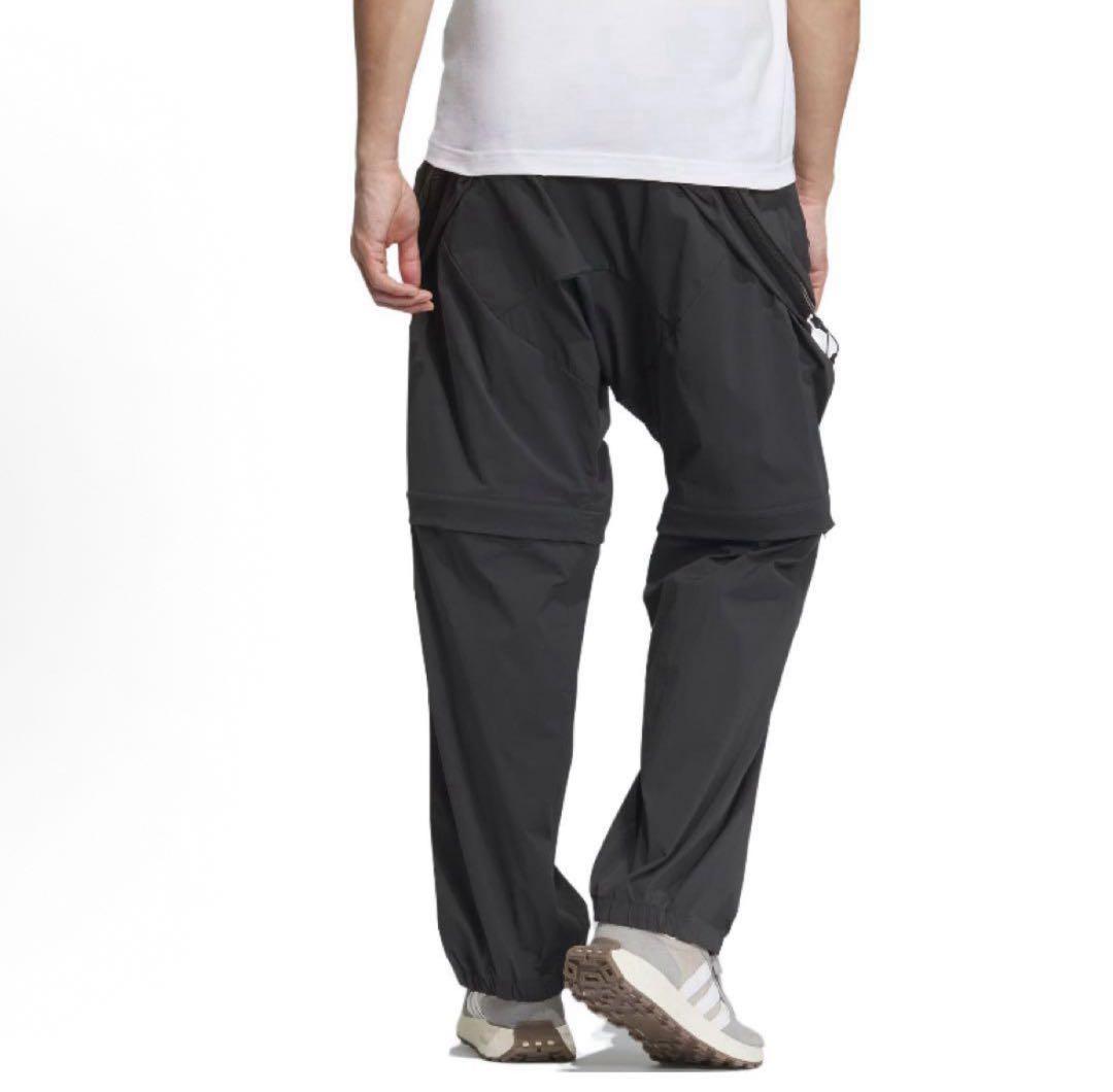 新品XS Adidas 3ストライプ ワークパンツ ブラック　IX7082