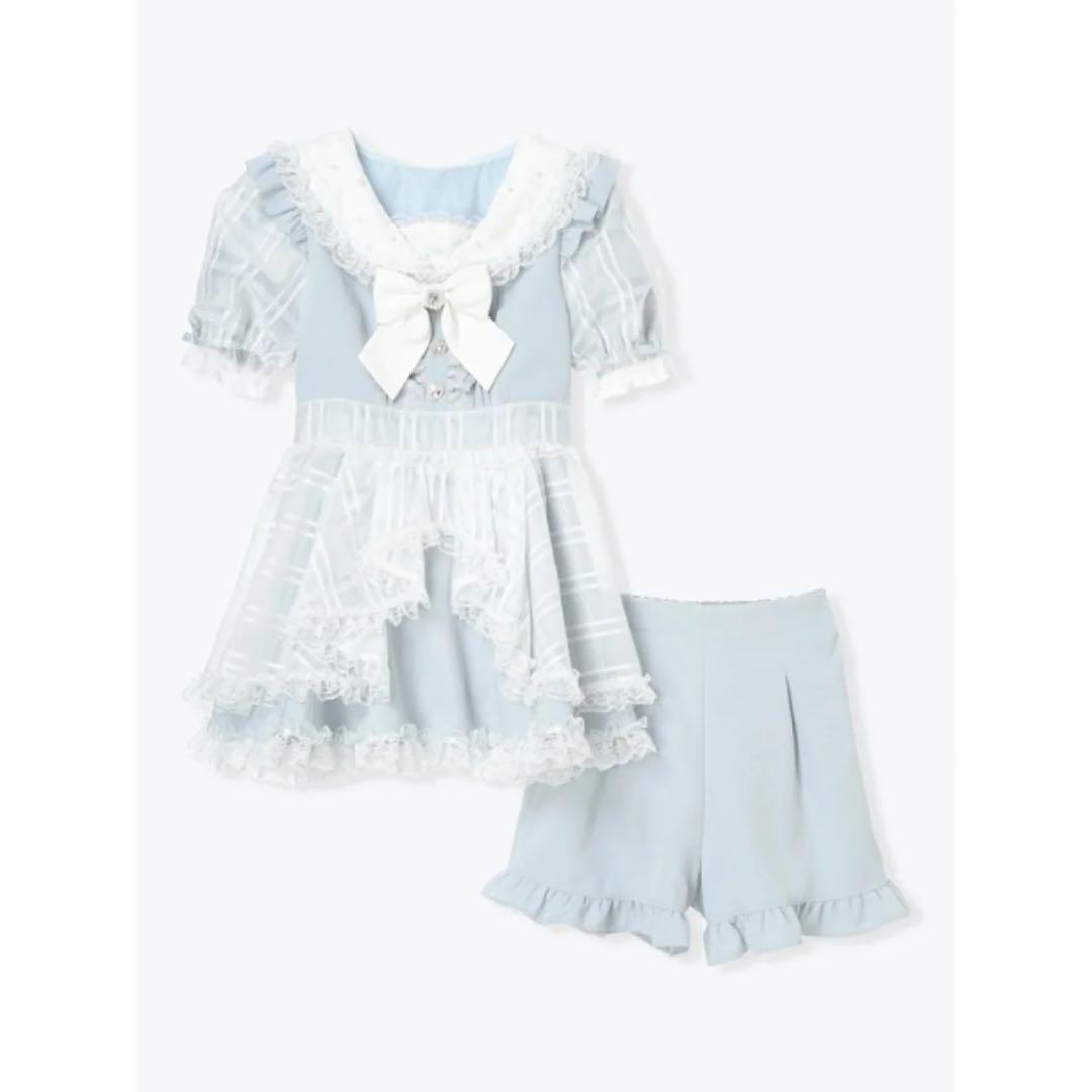 NOEMIE シアーチェックセーラーセット