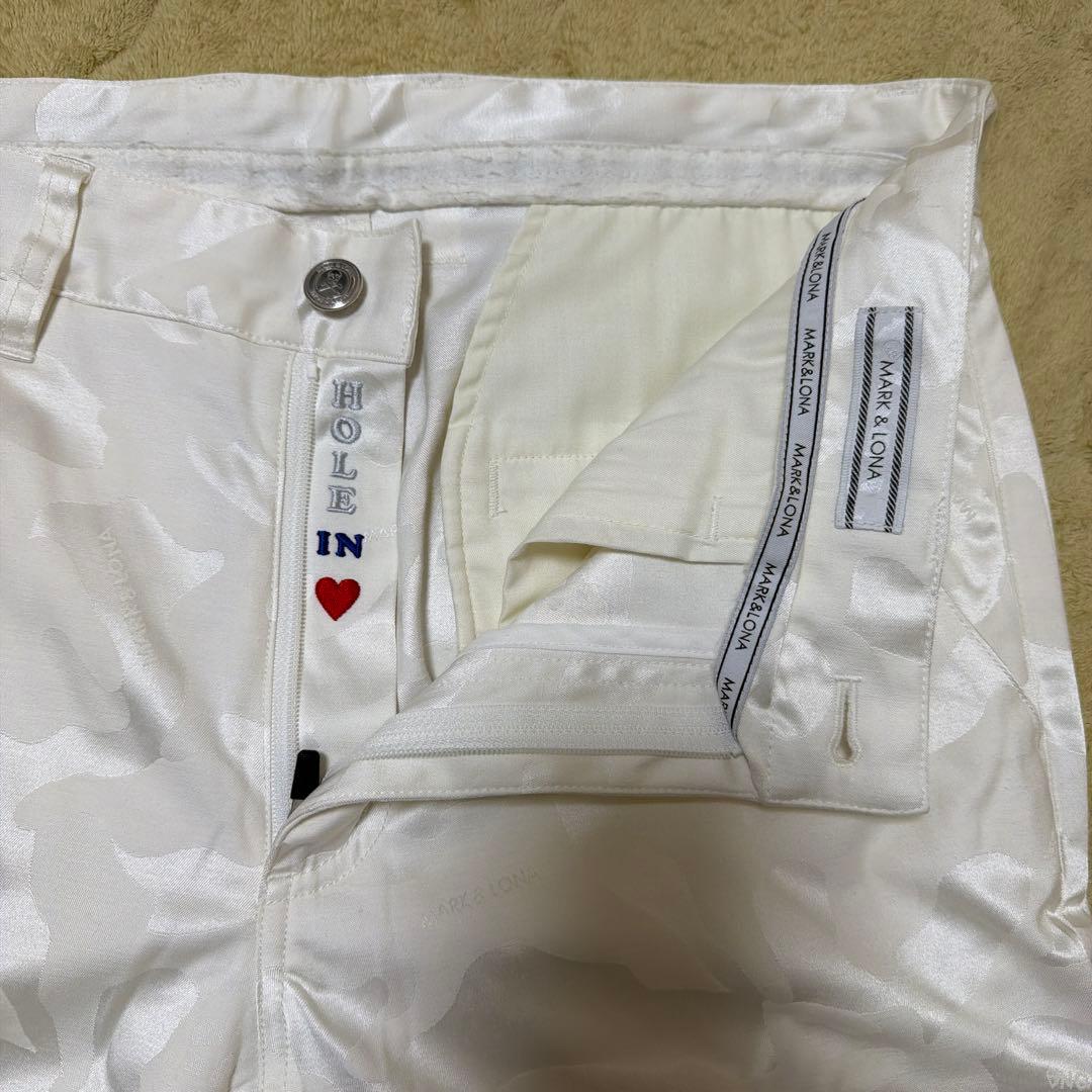 o*a様 マークアンドロナ　ホワイト　迷彩　パンツ