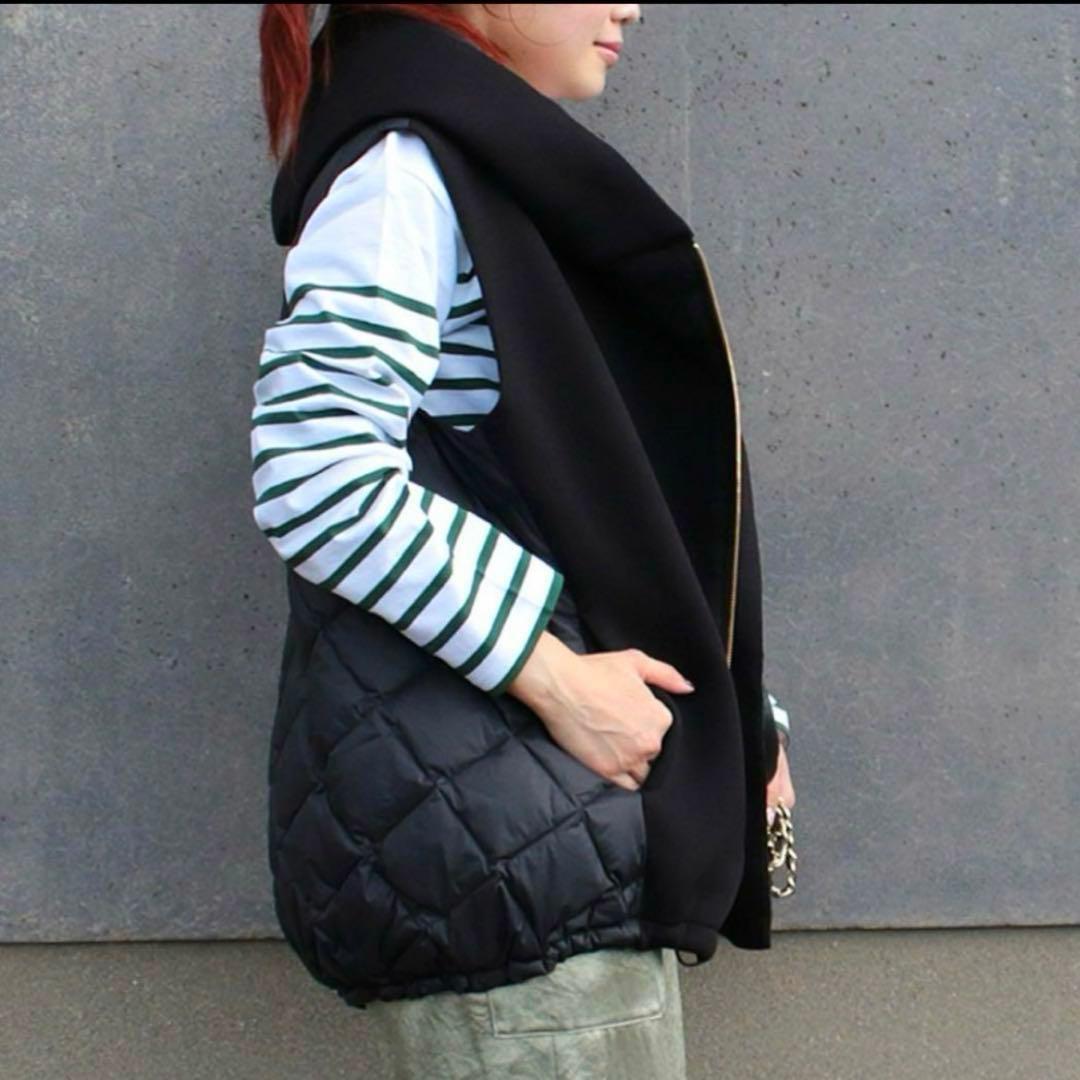 MARECHAL TERRE マルシャルテル ダウンベストパーカー ネイビー M