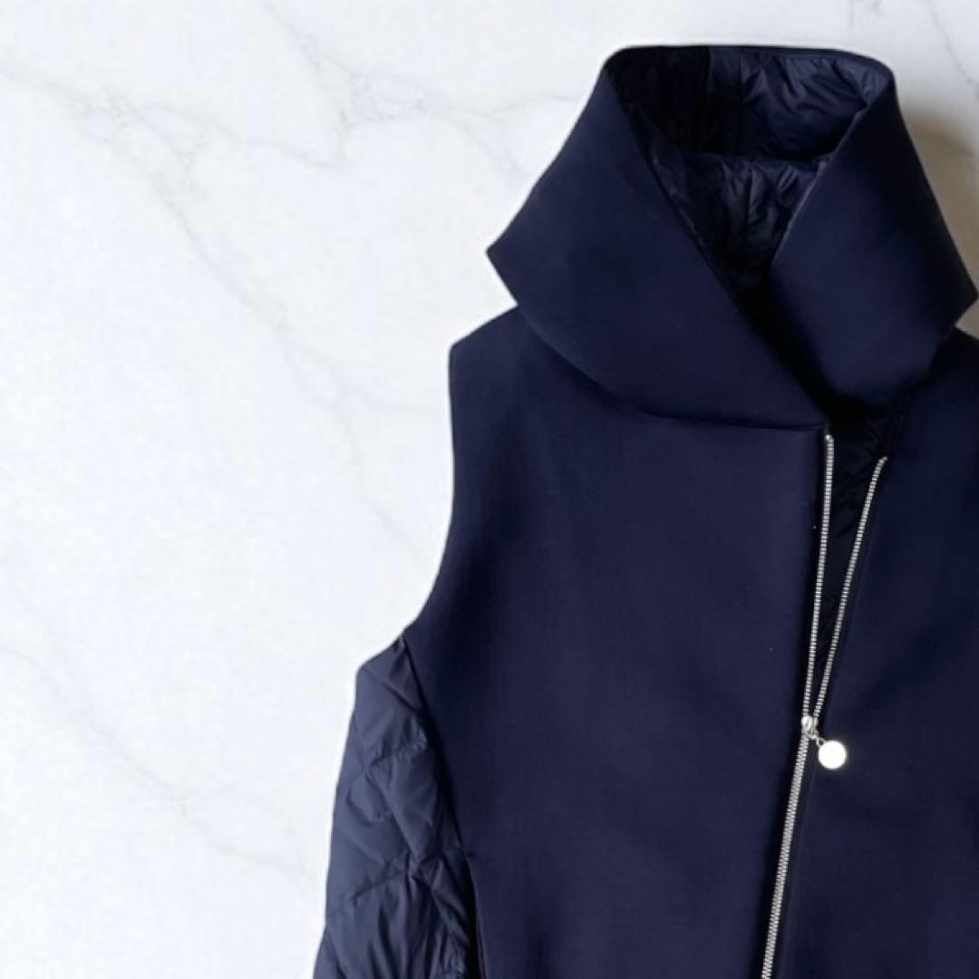 MARECHAL TERRE マルシャルテル ダウンベストパーカー ネイビー M