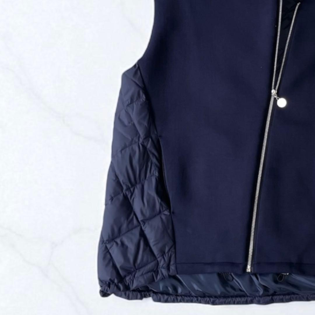 MARECHAL TERRE マルシャルテル ダウンベストパーカー ネイビー M