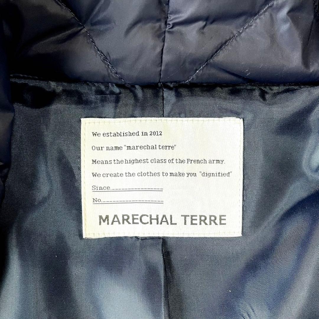 MARECHAL TERRE マルシャルテル ダウンベストパーカー ネイビー M